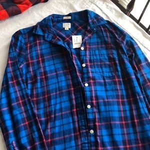 Jcrew plaid button up shirt